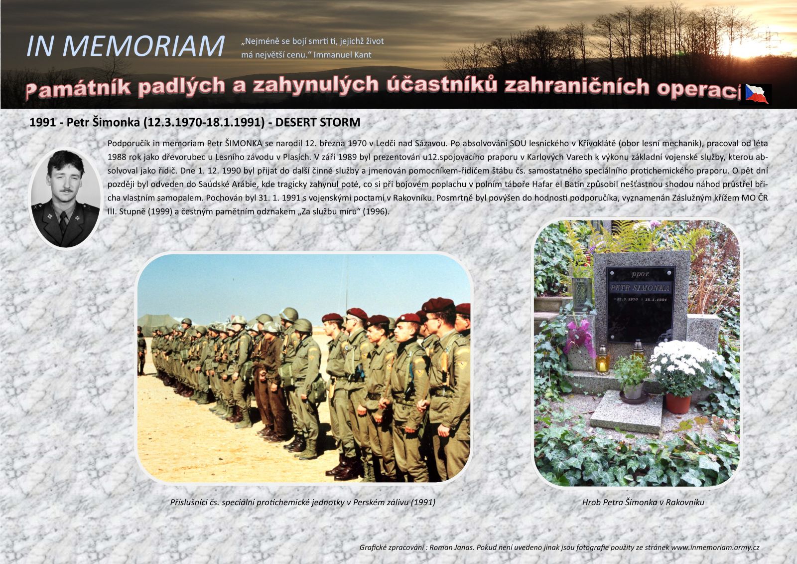 Ve středu 18. ledna si připomínáme 32. výročí od nešťastné události