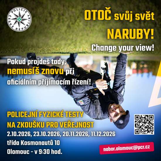 Zvládli byste policejní fyzické testy? Přijďte si je vyzkoušet nanečisto a bez stresu!